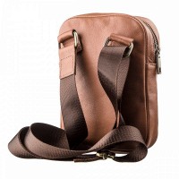 Мужская кожаная сумка через плечо SHVIGEL 19104