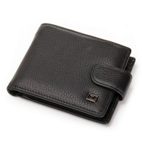 Мужской кожаный кошелек BE BRETTON 163-ND16A black