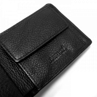 Мужской кожаный кошелек BE BRETTON 1123 black