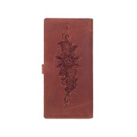 Тревел-кейс из кожи Hi Art TC-01 Shabby Сognac Mehendi Classic