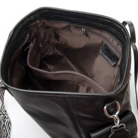 Женская кожаная сумка классическая ALEX RAI 91008-9 black