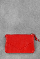 Женская кожаная косметичка BlankNote Рубин