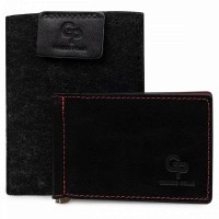 Кожаный зажим для купюр унисекс GRANDE PELLE 11541