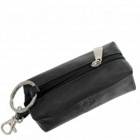 Кожаная ключница Visconti MZ-18 - PRATO (BLACK)