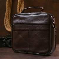 Мужская кожаная сумка через плечо Vintage 20670