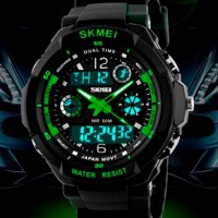 Детские часы SKMEI S-SHOCK GREEN (0931)