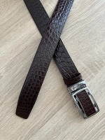 Ремень из кожи крокодила Ekzotic Leather CRB06_1