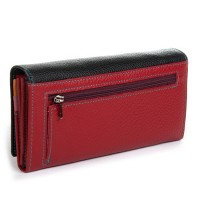 Женский кожаный кошелек Rainbow DR. BOND WRS-501-2 black