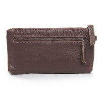 Женская кожаная косметичка Cosmetic bag A-00276-3 purple