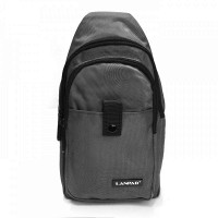 Мужская тканевая сумка-слинг Lanpad 63745 gray