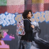 Рюкзак Bobby Soft Art Anti-Theft Backpack Graffiti (P705.868)