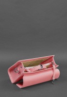 Женская кожаная сумка-кроссбоди Lola  BlankNote розовая - BN-BAG-35-PINK