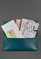 Кожаный тревел-кейс BlankNote 1.0 Voyager малахит bn-tk-1-malachite