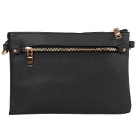 Женская сумка-клатч из кожзама AMELIE GALANTI A991705-black