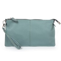 Молодежный клатч из кожи ALEX RAI 8801-2 blue