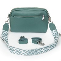 Женская кожаная сумка ALEX RAI 8960 l.green