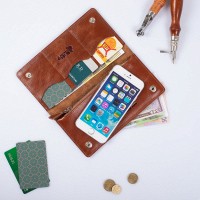 Кожаное портмоне Hi Art Mehendi Classic WP-05-C18-1244-T006