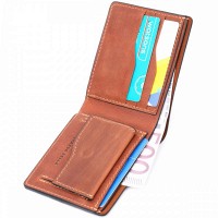 Кожаный мужской кошелек ручной работы GRANDE PELLE 11661