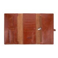 Портмоне из натуральной кожи Hi Art WP-08br Crystal Amber