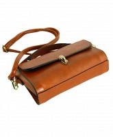 Коричневая сумка из PU кожи TRAUM 7211-27