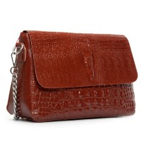 Женская кожаная сумка через плечо ALEX RAI 9346 camel