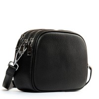 Женский молодежный кожаный клатч ALEX RAI 17006 black