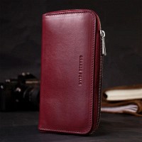 Кожаный женский кошелек ручной работы GRANDE PELLE 16796 