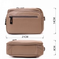 Молодежная женская кожаная сумка через плечо Vintage 22638 