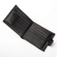 Мужской кожаный кошелек BE BRETTON 308L black mix