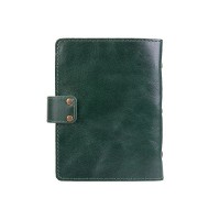 Кожаный картхолдер Hi Art «Mehendi Classic» CH-06 Crystal Green