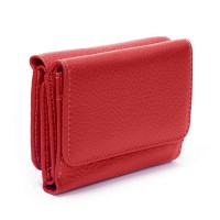 Женский кожаный кошелек Bright DR. BOND WS-403 red