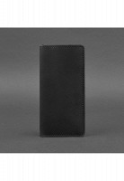 Кожаное портмоне-купюрник BlankNote 11.0 черное Crazy Horse BN-PM-11-G-KR