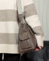 Женская кожаная сумка классическая ALEX RAI 91008-9 khaki