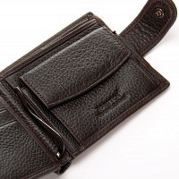 Мужской кожаный кошелек BE BRETTON 208-0613 brown