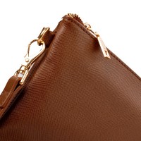 Женская сумка-клатч из кожзама AMELIE GALANTI A991705-brown