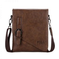 Мужская сумка POLO VICUNA (8838-2-BR) коричневая