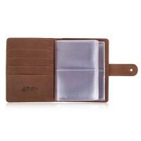 Кожаный картхолдер Hi Art «Mehendi Classic» CH-06 Shabby Cumaru