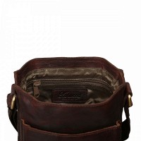 Мужская кожаная сумка Ashwood  G32 Brandy (Бренди)