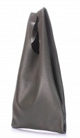Женская кожаная сумка POOLPARTY leather-tote-khaki