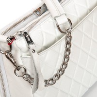 Женская кожаная сумка ALEX RAI 8912-10 white