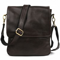 Мужская кожаная сумка через плечо TARWA GX-0022-4lx