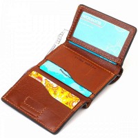 Кожаный женский кошелек ручной работы GRANDE PELLE 16786