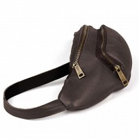 Мужская кожаная сумка бананка, сумка напоясная TARWA GC-3079-4lx