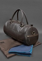 Мужская  кожаная сумка Harper темно-коричневая краст BN-BAG-14-CHOKO