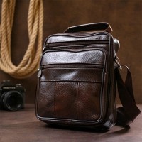 Мужская кожаная сумка через плечо Vintage 20450