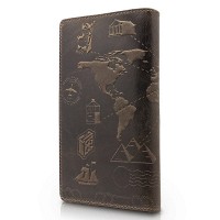 Кожаное портмоне Hi Art 7 wonders of the world PB-01-S19-1106-T002
