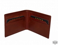 Мужское кожаное портмоне коньячного цвета CROSS RICHARD T AC848583N-1
