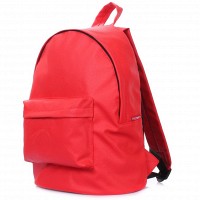Городской рюкзак из кожзама POOLPARTY red