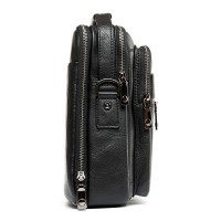 Мужская кожаная сумка через плечо BRETTON 5015-4 black