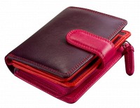 Женское кожаное портмоне Visconti rb40 plum m
